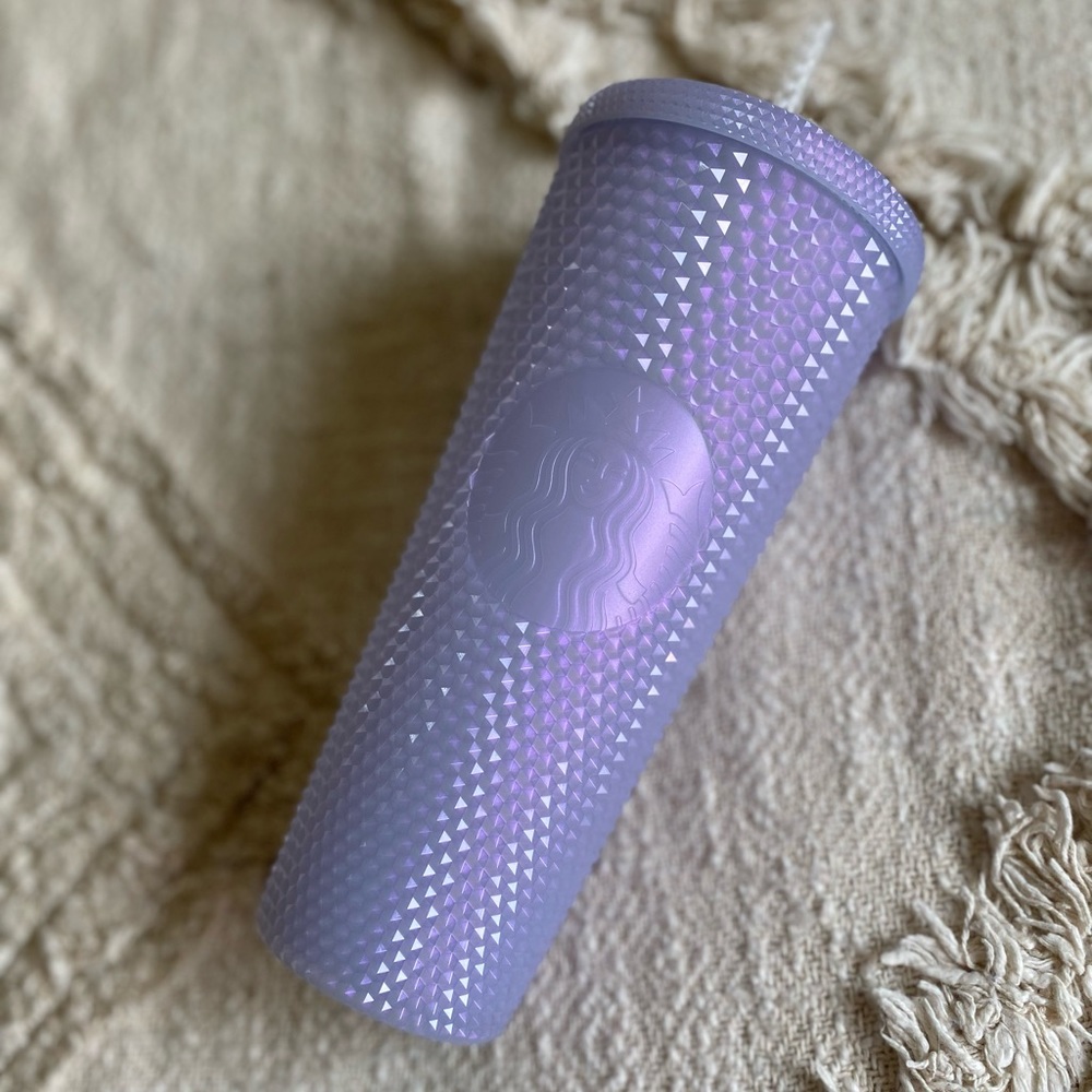 Starbucks Icey Purple Iridescent Studded Holiday Tumbler Venti